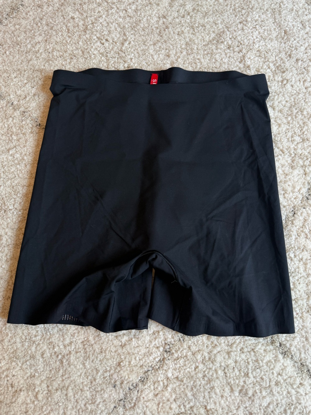 SPANX Women Black Shapewear Shorts